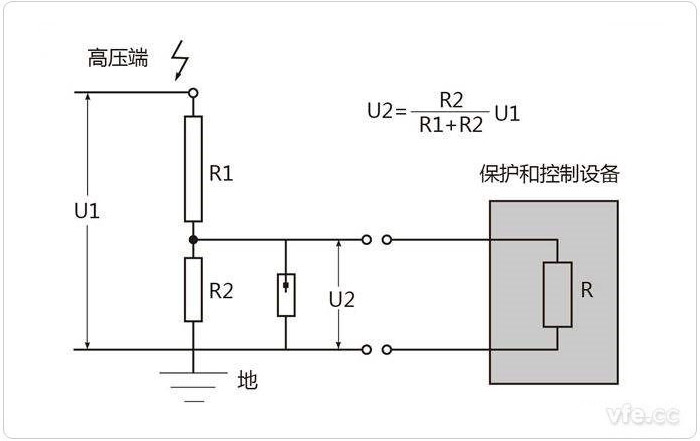 电阻分压器道理图 电阻分压器道理图