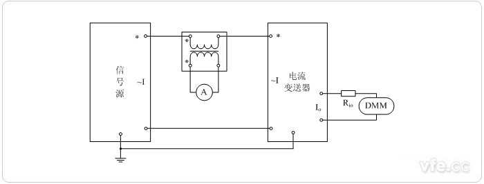 电流输出型电流变送器(电流互感器扩大尺度量程) 电流输出型电流变送器(电流互感器扩大尺度量程)