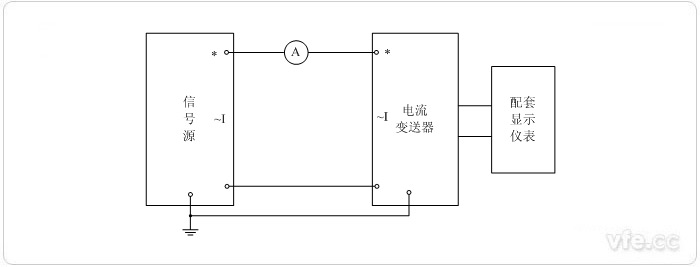 数字输出电流变送器校准接线图 数字输出电流变送器校准接线图