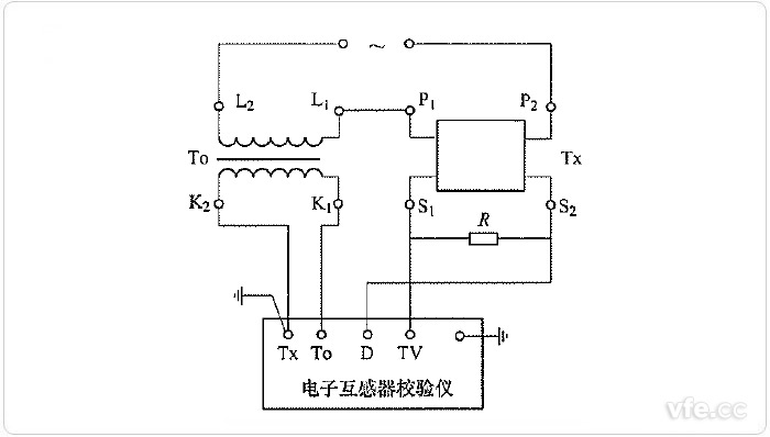 互换采样法丈量非传统电流互感器电压输出误差线路